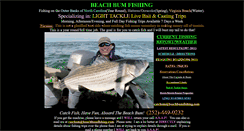 Desktop Screenshot of beachbumfishing.com